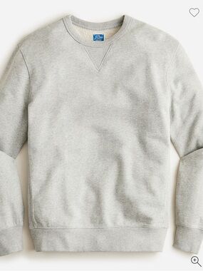 French terry crewneck sweatshirt